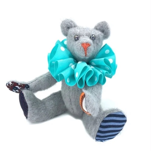 Teddy Bear Bag Charm - "Bubbles" - trick - Keyring - Picture 2 of 4